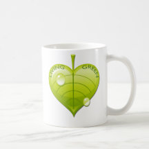 LIVING GREEN LEAF MUG