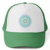 Living Green Mandala kaleidoscope hat hats
