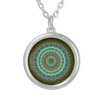 Living Green Mandala kaleidoscope necklace necklaces