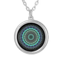 Living Green Mandala kaleidoscope necklace necklaces