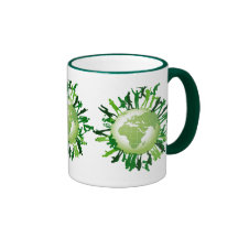 Living Green: Our Green Earth Coffee Mugs