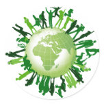 Living Green: Our Green Earth stickers