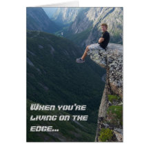 Living on the Edge Card