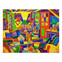 Living Room Magic Personalized Invite