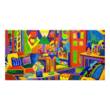 Living Room Magic Photo Greeting Card
