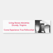 Living Stones Bumper Sticker