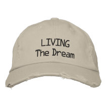 LIVING The Dream cap Embroidered Baseball Caps