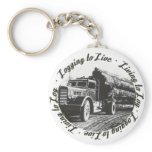 Living to Log, Logging to Live keychains