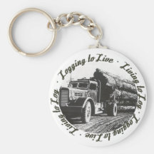 Living to Log, Logging to Live Keychains