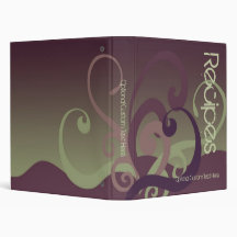 Livre personnalisé mignon de recette, remous de gr