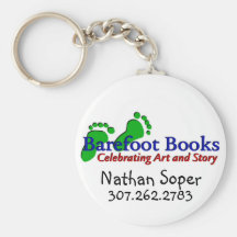 Livres aux pieds nus par Nathan Porte-clefs
