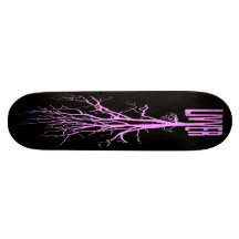 livver n rose sk8 noir planche à roulette