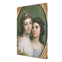 Lizanka and Dashenka, 1784 Gallery Wrapped Canvas