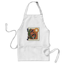 Lizard and Sun Apron