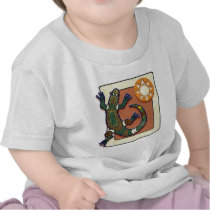 Lizard and Sun T Shirt