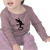 Lizard Baby T-Shirt Cute Reptile Art Shirts