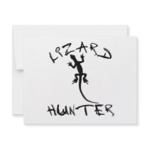Lizard Hunter for Dogs and Pet Lovers Personalized Invitation