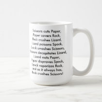 Lizard-Spock Rules Mug mugs