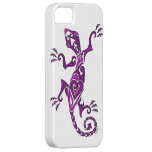Lizard tattoo/henna in purple