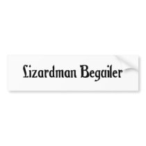 Lizardman Beguiler Bumper Sticker