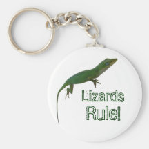 Lizards Rule! Keychain