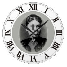 Lizzie Borden Round Clocks