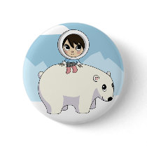 Lizzy and Frosting Pinback Buttons