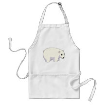 Lizzy and Frosting the Polar Bear Aprons