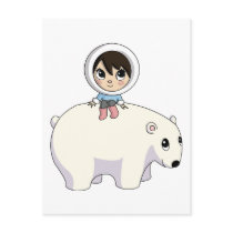 Lizzy and Frosting the Polar Bear Post Cards