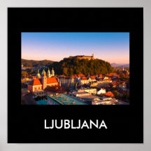 Ljubljana 002W Poster