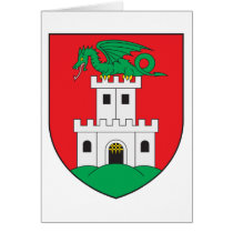 Ljubljana Coat Of Arms Card
