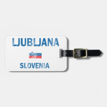 Ljubljana Slovenia Designs Tag For Bags