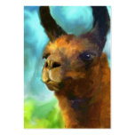 Llama ACEO Art Trading Cards Business Card