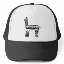 Llama-BW Mesh Hats