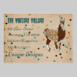Llama Grunge  Business Card business cards