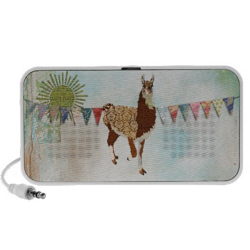 Llama Sunshine Doodle Speaker
