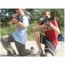 LMM photo sculpture of robbie and dustin