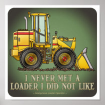 Loader Operator Quote Poster