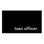 Loan Officer Business Card
