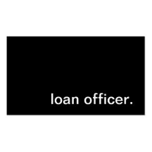 Loan Officer Business Card