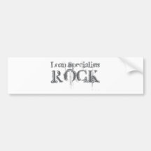 Loan Specialists Rock Bumper Sticker