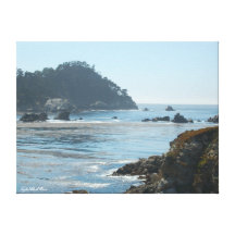 Lobos Sea Scape Canvas Print