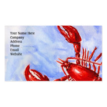 Lobster Biz Card Business Cards