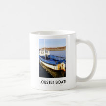 LOBSTER BOAT! MUGS