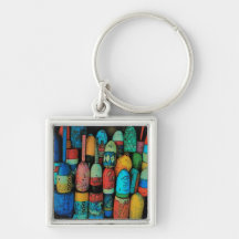 Lobster Buoys Keychain