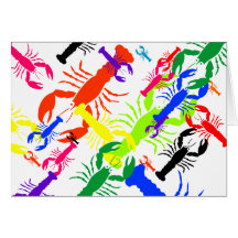 Lobster Collage Card