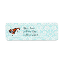 Lobster; Cute Custom Return Address Labels
