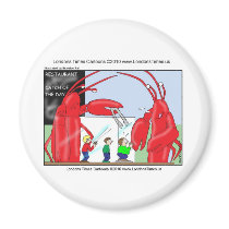 Lobster Restaurant Funny Tees Mugs & Gifts Refrigerator Magnets