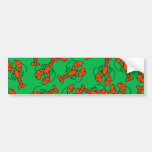 Lobster Wallpaper Bumper Sticker