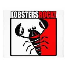 Lobsters Rock! Invitation